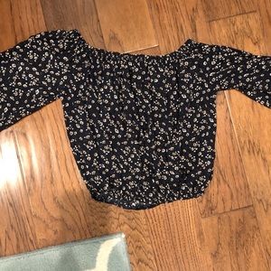 brandy off the shoulder floral